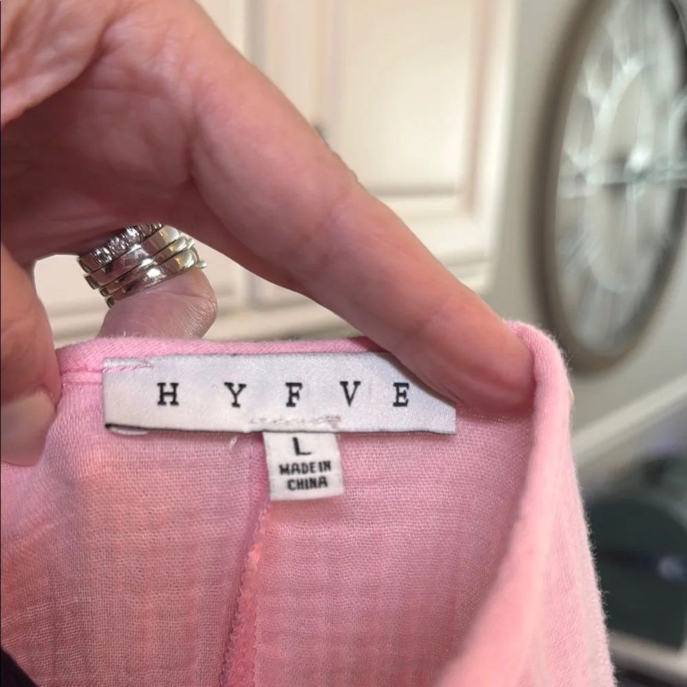 HYFVE Pink Textured Dress Large - Picture 5 of 5